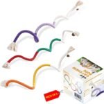 La Luz Cat Chew Ropes 3 Pack with Natural Catnip, Interactive Catnip Toys for Indoor Cats, Safe Teeth Cleaning Kitten Rope Toy, Durable Cat Kicker Chew Toy for All Breeds - Image 2