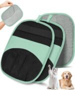 Magic Brush Glove Pet Hair - 2 Pack Electrostatic Grooming Removal Gloves for Dogs and Cats, The Magic Brush Pure Path Yomi Pet Grooming Needs, Fur Remover for Furniture, Clothes, Car Seats (Green) - Image 2