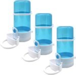 Mipcase 3pcs Automatic Food Dispenser Refillable Hamster Feeder Bird Feeding Station Plastic Water Bowl - Image 2