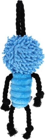 Mipcase Dog Tug Toy Puppy Squeaky Toy Plush Tug Rope for Dog Pull Training Outdoor Play - Image 2