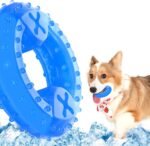 NWK Pet Teether Cooling Chew Toy for Dogs Teething Toy for Puppies, Fit with Treats for More Fun (Chewing Ring) - Image 2