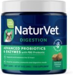 NaturVet Advanced Probiotics & Enzymes Plus Vet Strength PB6 Probiotic for Dogs, 120 ct Soft Chews, Made in USA - Image 2
