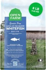 Open Farm Catch-of-The-Season Whitefish Grain-Free Dry Cat Food, Wild-Caught Fish Recipe with Non-GMO Superfoods and No Artificial Flavors or Preservatives, 8 lbs - Image 2