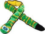 Outward Hound Durablez Tough Plush Squeaky Dog Toy, Snake, Green, XXL - Image 2