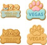 Personalized Paw Print Cookie Cutter Custom Dog Bone Cookie Cutters for Treats Customizable Pet Name Cookie Stamp Molds - Image 2