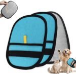 Pet Hair Removal Gloves,2 Pack Magic Brush Pet Hair Remover Tool for Cat & Dog,Upgraded Reusable Pet Hair Gloves for Couch, Clothing, Carpet & Car Seat (Blue) - Image 2