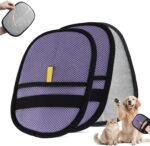 Pet Hair Removal Gloves,2 Pack Magic Brush Pet Hair Remover Tool for Cat & Dog,Upgraded Reusable Pet Hair Gloves for Couch, Clothing, Carpet & Car Seat (Purple) - Image 2