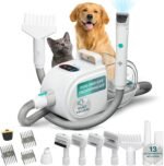 PetCove 8-in-1 Dog Grooming Kit - Professional Dog Clippers & Deshedding Brush - Low-Noise 60dB Pet Vacuum & Hair Dryer - Grooming Vacuum Kit for Cats & Dogs - Removes & Styles Pet Hair - Image 2