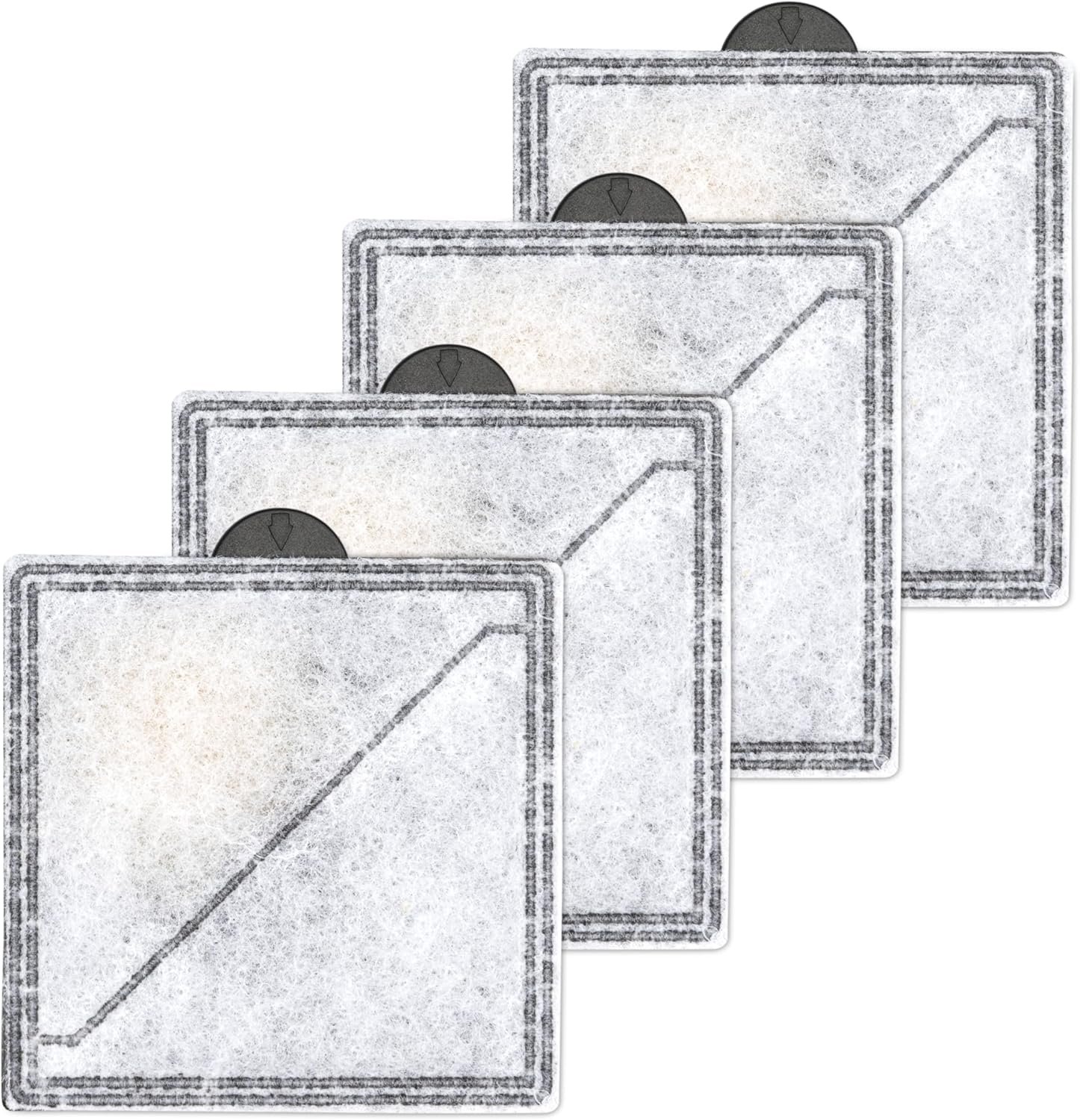 PetSafe Ion-X™ Pet Fountain Filters, 4-Pack, Dual Filtration for Cleaner and Fresher Water, Replacement Water Fountain Filter for PetSafe Outlast and Viva Pet Fountains - Image 2