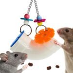 Rat Enrichment Toys, Wide Opening Rat Foraging Toy for Various Treats, Slow Feeder Hanging Fancy Mice Cage Accessories Puzzle Toy More Healthy, Easy-Clean Rodent Toys for Rats, Mice - Image 2