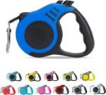Retractable Dog Leash Automatic Telescopic Tractor Dog Tape, Pet Tape 10/16 FT Durable and Convenient, with Non-Slip Handle, Suitable for Small and Medium-Sized Dogs Blue - Image 2