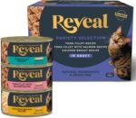 Reveal Natural Wet Cat Food in Broth, Limited Ingredient Grain Free Canned Cat Food, Protein with No Artificial Additives, Fish & Chicken Variety in Gravy (12 x 2.47 oz Cans) - Image 2
