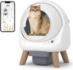 Self-Cleaning Litter Box for Multiple Cats, Automatic Smart App-Controlled with Health Monitoring, 15-Day Odor Control & Safety Sensors, Large Capacity for Cats up to 18 lbs, B-White - Image 2