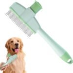 Shakven Flea Comb for Cats | Kitten Flea Comb Tick Removal Brush,Gentle Tick Remover Tool Pet Supplies, Ergonomic Cleaning Tools for Thick Long Hair Kitten Puppy - Image 2