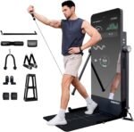 Smart Home Gym Fitness Mirror, 260lbs Digital Resistance Strength Training System, AI-Powered Cable Machine, Real-Time Tracking Smith Machine, All-in-One Adjustable Home Gym Equipment - Image 2