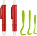 Tick Tweezers for Dogs, Cats, Children, Set of 3, Tick Hooks and Set of 2, Tick Tweezers, Easy and Safe Tick Remover - Image 2