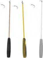 VICASKY 3PCS Cat Interactive Fishing Pole Set, Bite Resistant Cat Wand with DIY Assembly, Random Color - Image 2