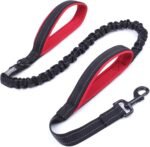 VIVAGLORY Dog Leash Pullsafe Bungee Dog Leash with 2 Padded Handle & Double Handle for Training & Walking, Bungee Anti Pull for Pet That Pull, 4ft x 1in, Black - Image 2