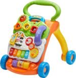 VTech Sit-to-Stand Learning Walker (Frustration Free Packaging - English Version), Orange - Image 2