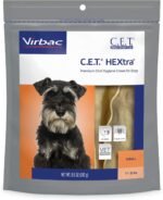 Virbac C.E.T. Hextra Premium Oral Hygiene Chews for Dogs (1 Pouch), Medium - Image 2