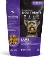 Vitality Dog Lamb with Apple - Premium Baked Dog Treats - Training Treats for Dogs, Pet Treats, Dog Snacks - Made in Canada, Grain Free, Human Grade, 400g / 14.1oz - Image 2