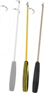 Yardwe 3pcs Interactive Cat Wand Toys DIY Assembly Kit Indoor Household Kitten Toys Random Colors for Adult Cats - Image 2