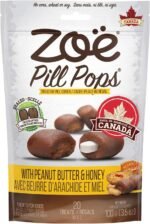 Zoe Pill Pops, Natural Dog Treat or Pill Cover, Peanut Butter with Honey, 100 g (3.5 oz) - Image 2