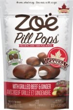 Zoe Pill Pops for Pets, Healthy All Natural Dog Treat for Giving Medication, Grilled Beef with Ginger, Beef/Ginger - Image 2