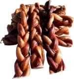 Bully Sticks for Dogs - Braided Bully Sticks Dog Chew Treat - *(6 INCH Standard Braided 7 Pack Approx. 300 Grams)* - Low to No Odor Bull Pizzle - Thick Premium Long Lasting - Image 9