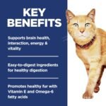 Hill's Science Diet Adult 7+ Senior Vitality Chicken Recipe Dry Cat Food, 2.72 kg Bag - Image 7