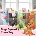 2026 New Durable Plush Dog Toys for Aggressive Chewers, Squeaky Chew Toy for Small Medium Large Dogs Puppy Teething Toys. (Blue+Green) - Image 3