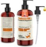Deley Naturals Wild Alaskan Salmon Oil for Dogs & Cats - New & Improved Salmon Oil Plus Formula - Fish Oil for Dogs with DHA & EPA Fatty Acids - Omega 3 for Dogs Immunity, Healthy Skin & Coat - 473ml - Image 3