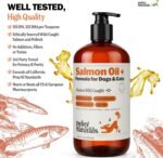 Deley Naturals Wild Alaskan Salmon Oil for Dogs & Cats - New & Improved Salmon Oil Plus Formula - Fish Oil for Dogs with DHA & EPA Fatty Acids - Omega 3 for Dogs Immunity, Healthy Skin & Coat - 237ml - Image 8