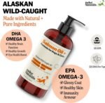Deley Naturals Wild Alaskan Salmon Oil for Dogs & Cats - New & Improved Salmon Oil Plus Formula - Fish Oil for Dogs with DHA & EPA Fatty Acids - Omega 3 for Dogs Immunity, Healthy Skin & Coat - 946ml - Image 4