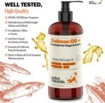 Deley Naturals Wild Alaskan Salmon Oil for Dogs & Cats - New & Improved Salmon Oil Plus Formula - Fish Oil for Dogs with DHA & EPA Fatty Acids - Omega 3 for Dogs Immunity, Healthy Skin & Coat - 946ml - Image 8