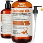 Deley Naturals Wild Alaskan Salmon Oil for Dogs & Cats - New & Improved Salmon Oil Plus Formula - Fish Oil for Dogs with DHA & EPA Fatty Acids - Omega 3 for Dogs Immunity, Healthy Skin & Coat - 237ml - Image 2