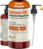 Deley Naturals Wild Alaskan Salmon Oil for Dogs & Cats - New & Improved Salmon Oil Plus Formula - Fish Oil for Dogs with DHA & EPA Fatty Acids - Omega 3 for Dogs Immunity, Healthy Skin & Coat - 473ml - Image 2