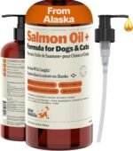 Deley Naturals Wild Alaskan Salmon Oil for Dogs & Cats - New & Improved Salmon Oil Plus Formula - Fish Oil for Dogs with DHA & EPA Fatty Acids - Omega 3 for Dogs Immunity, Healthy Skin & Coat - 946ml - Image 2
