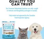 The Granville Island Pet Treatery Sardines for Dogs & Sardines for Cats (180g) - Dehydrated Single Ingredient Dog Treats - All Natural Dog Treats, Grain Free – Dog Training Treats - Image 8
