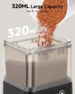 fishkeeper Automatic Fish Feeder for Aquarium - 320ML Large Capacity Adjustable Fish Feeder Automatic Dispenser with Timer for Vacation, Weekend or Daily Use, Three Fixed Methods - Image 3