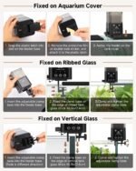 fishkeeper Automatic Fish Feeder for Aquarium - 320ML Large Capacity Adjustable Fish Feeder Automatic Dispenser with Timer for Vacation, Weekend or Daily Use, Three Fixed Methods - Image 8