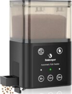 fishkeeper Automatic Fish Feeder for Aquarium - 320ML Large Capacity Adjustable Fish Feeder Automatic Dispenser with Timer for Vacation, Weekend or Daily Use, Three Fixed Methods - Image 2