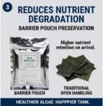 Sea Snacks - Premium Dried Seaweed - 1 oz, (30g) - Ideal Nutrition for Your Aquarium, Fresh or Saltwater, The Best Available Quality, Stays Together Longer - Image 8